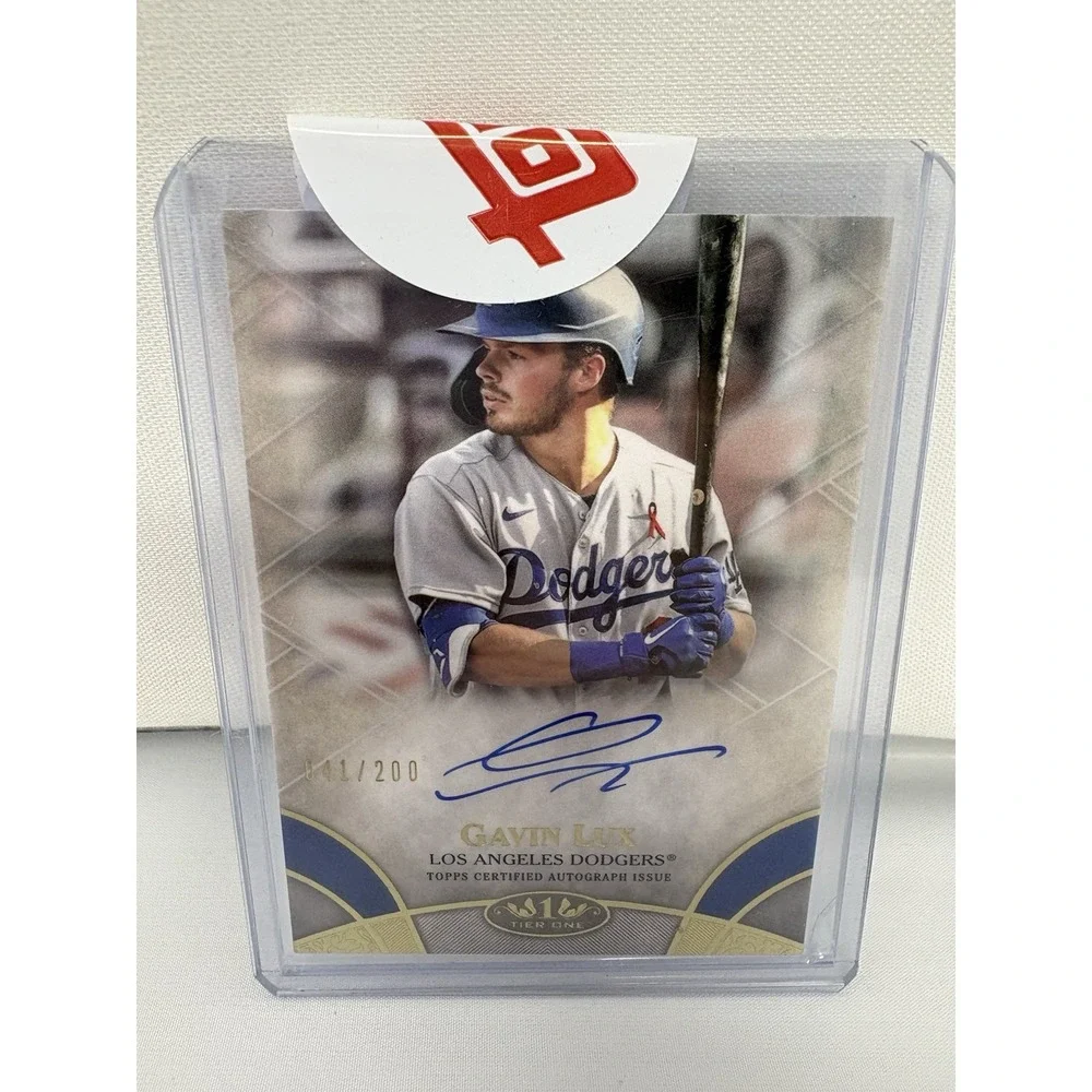 Gavin Lux 2021 Topps Tier One #BOA-GL Break Out Autographs Auto #/200